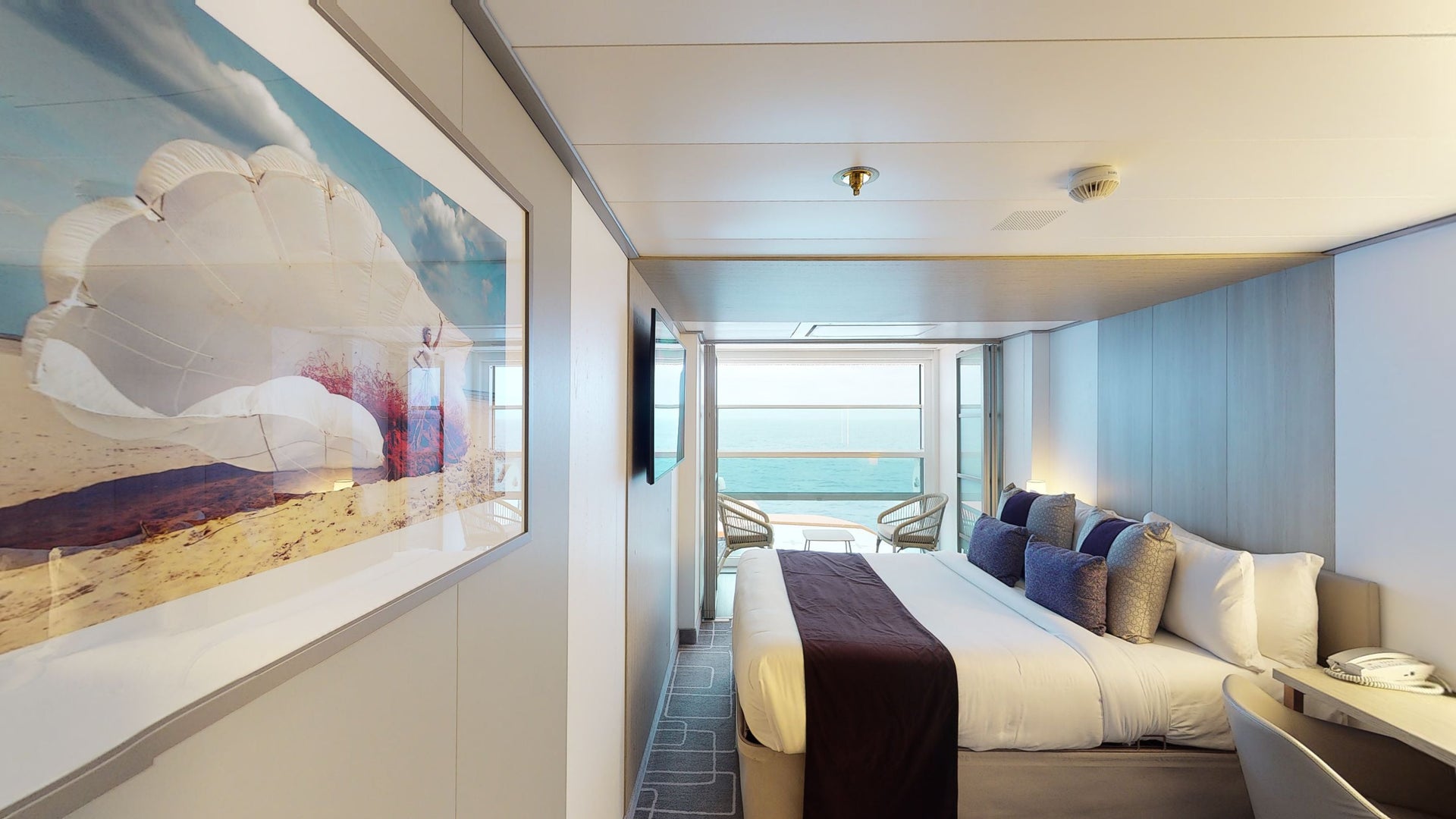 Edge Single Stateroom With Infinite Veranda Nuvo360
