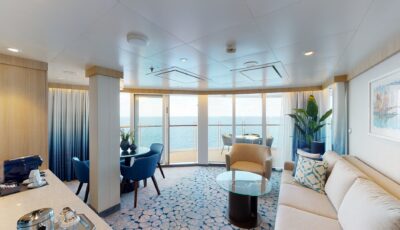 Wonder of the Seas – Aqua Theater Suite with Large Balcony 2 Bedrooms 3D Model