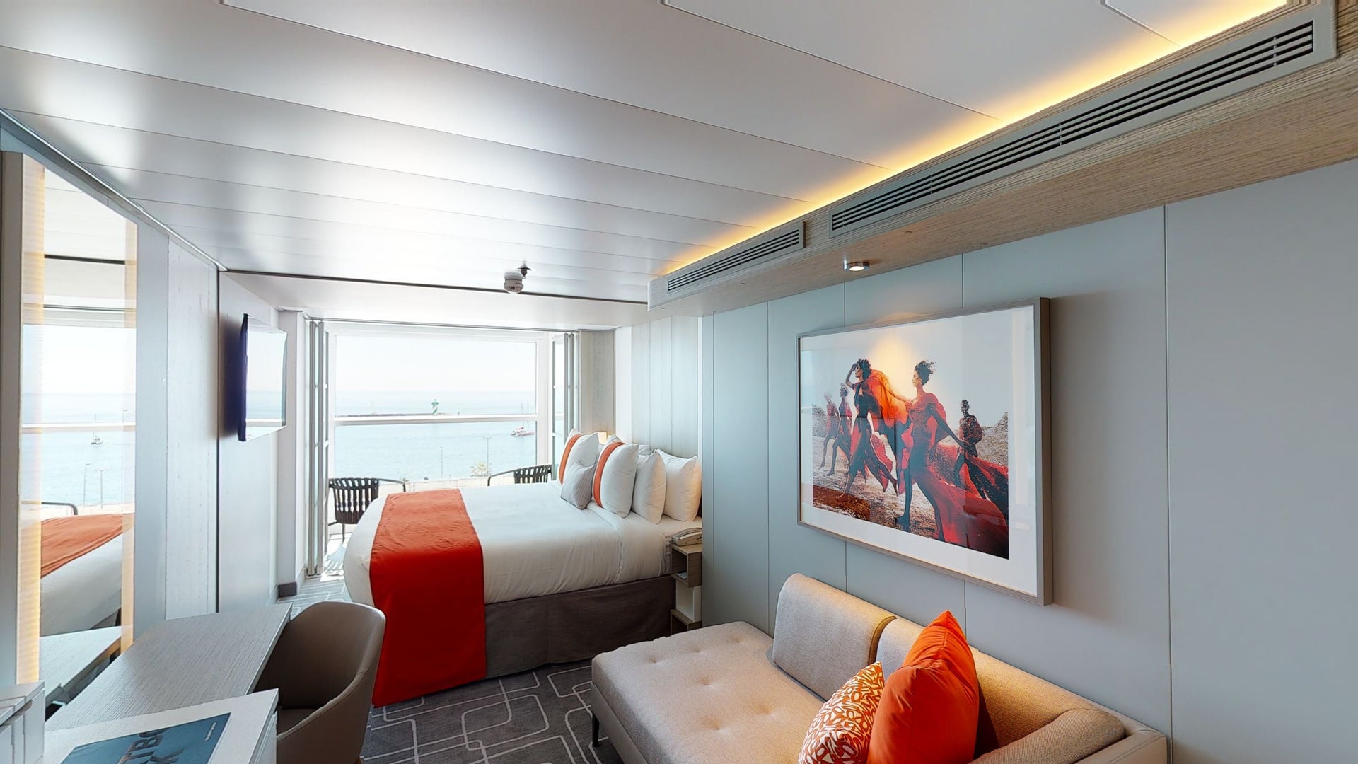 Edge Stateroom with Infinite Veranda Created by Nuvo360