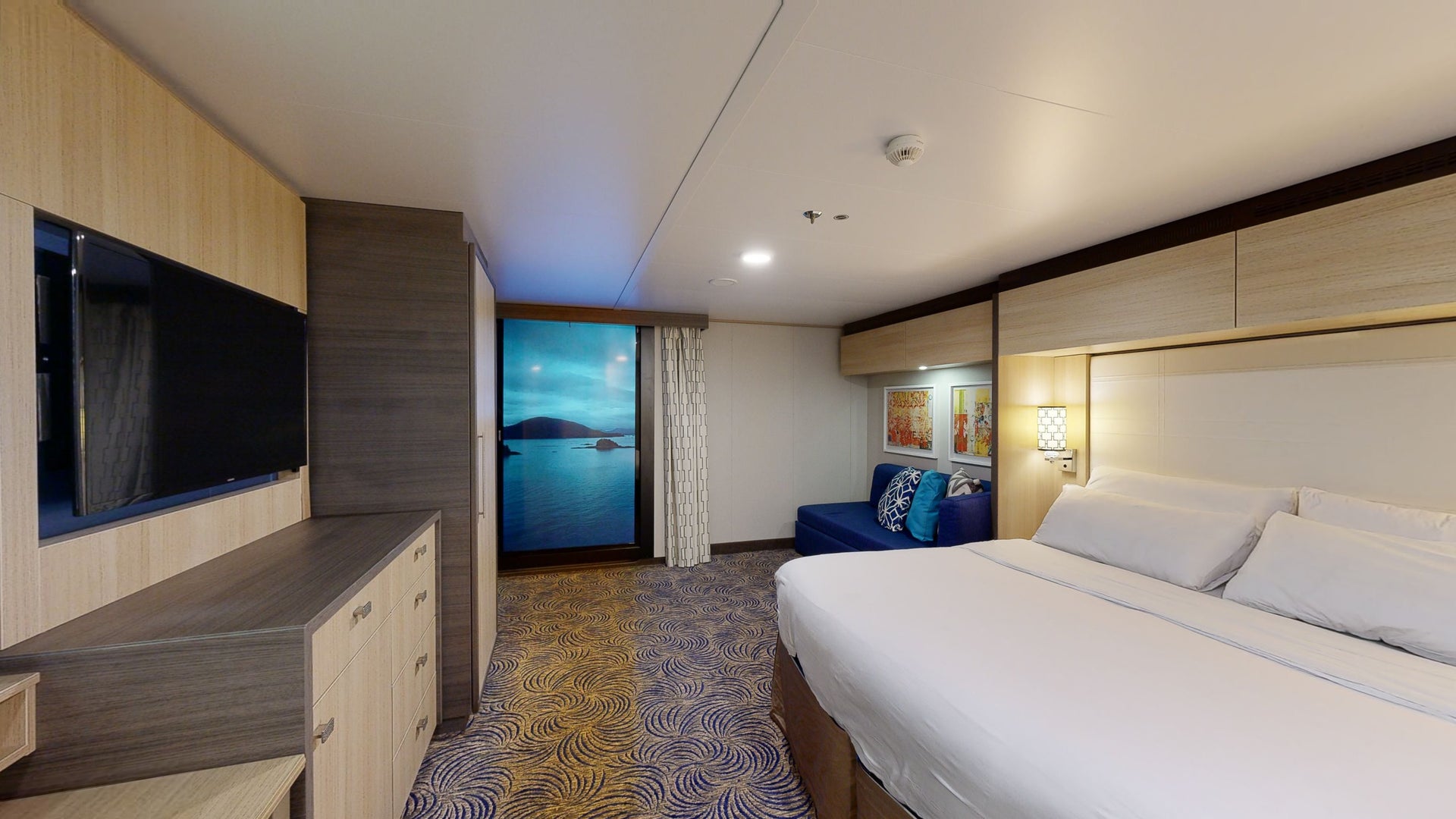 Quantum of the seas virtual interior balcony accessible virtual