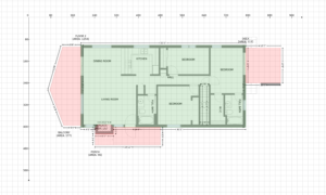 Schematic Floor Plan with GLA